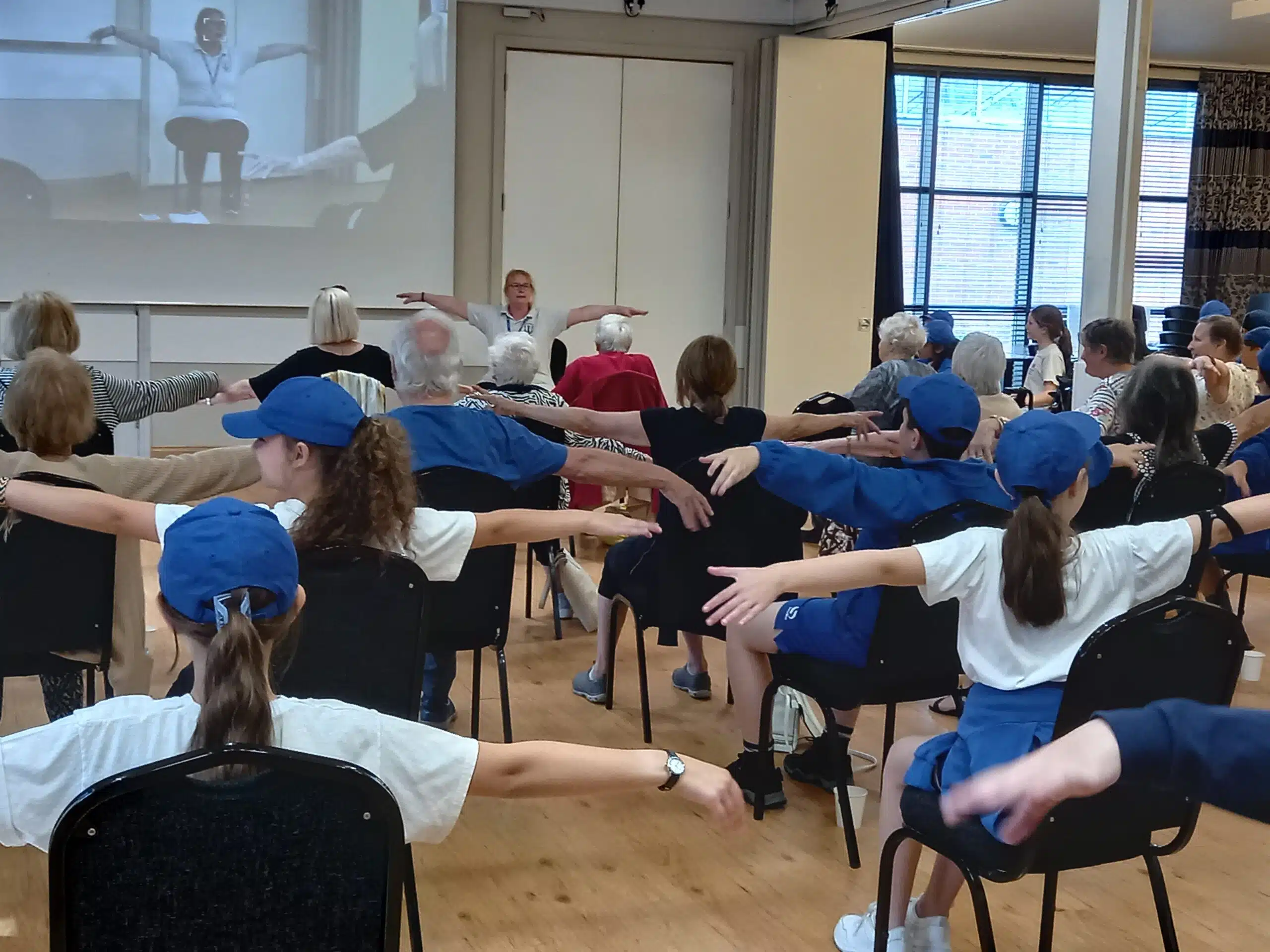 an exercise class at our community centre